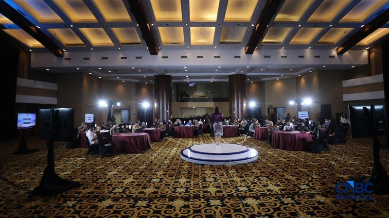 Mining Forum 2026 di Menara Bank Mega, Jakarta, Kamis (6/3/2026). (CNBC Indonesia/Tri Susilo)