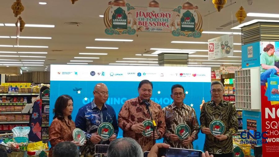 Opening Ceremony BINA Lebaran 2026 di The Food Hall Senayan City, Jakarta, Jumat (6/3/2026). (CNBC Indonesia/Martyasari Rizki)