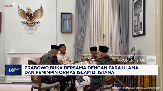 Video: Prabowo Bukber Dengan Ulama dan Pemimpin Ormas Islam di Istana