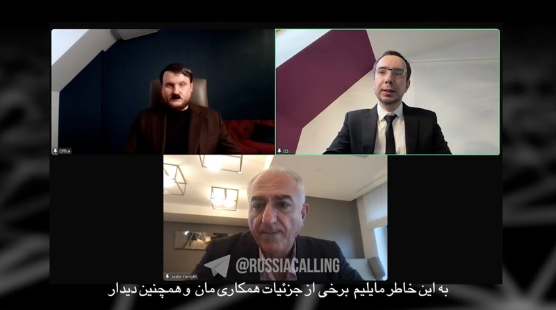 Putra Shah terakhir Iran yang diasingkan, Reza Pahlavi, menjadi korban prank dalam panggilan video yang dilakukan oleh duo komedian Rusia Vladimir Kuznetsov dan Aleksei Stoliarov. (Tangkapan Layar Video Rumble/Vovan & Lexus)
