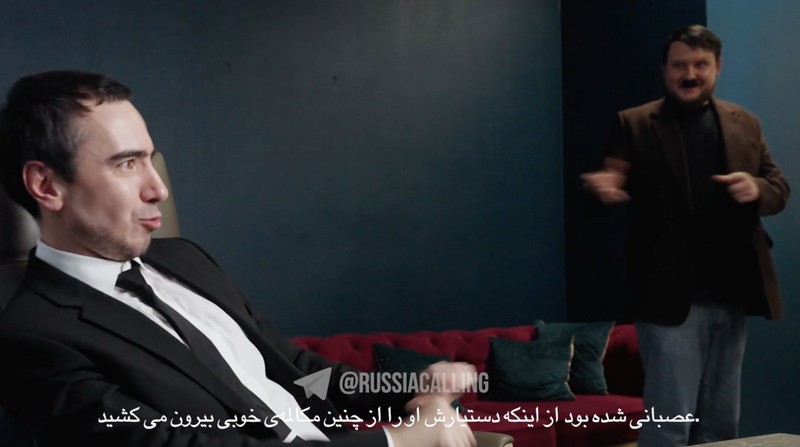 Putra Shah terakhir Iran yang diasingkan, Reza Pahlavi, menjadi korban prank dalam panggilan video yang dilakukan oleh duo komedian Rusia Vladimir Kuznetsov dan Aleksei Stoliarov. (Tangkapan Layar Video Rumble/Vovan & Lexus)