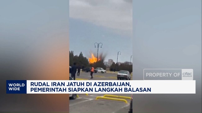 Video: Rudal Iran Jatuh di Azerbaijan, Pemerintah Siapkan Balasan