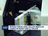 Video: Rupiah Terus Lesu, Dalam Sebulan Cadev RI Susut USD 2,7 Miliar