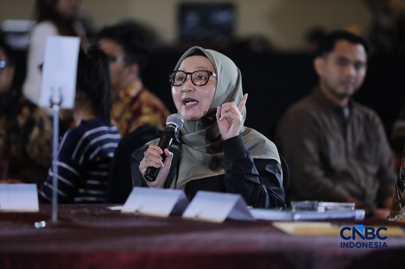 Mining Forum 2026 di Menara Bank Mega, Jakarta, Kamis (6/3/2026). (CNBC Indonesia/Tri Susilo)