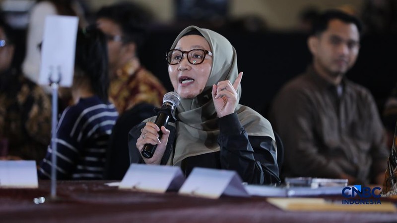 Mining Forum 2026 di Menara Bank Mega, Jakarta, Kamis (6/3/2026). (CNBC Indonesia/Tri Susilo)