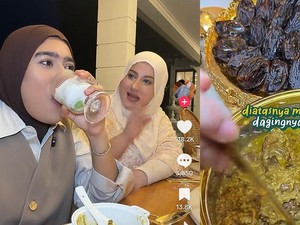 TikToker Ayu Wisya Kaget Buka Puasa di Rumah Tasyi Athasyia, Menunya Super Lengkap!