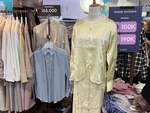 Berburu Tren Baju Lebaran Warna Butter Yellow di Bazar Rendezvous AEON Mall