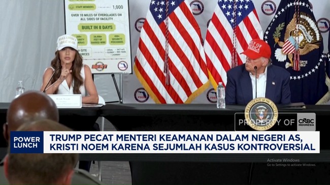 Video: Trump Pecat Menteri Keamanan Dalam Negeri Kristi Noem