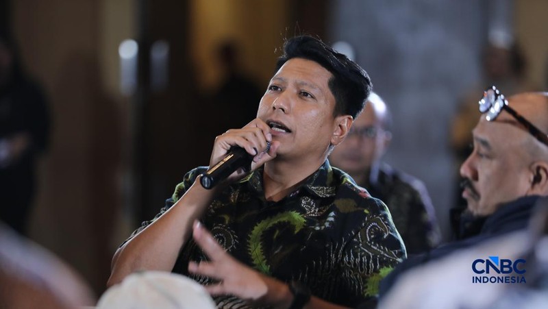 Mining Forum 2026 di Menara Bank Mega, Jakarta, Kamis (6/3/2026). (CNBC Indonesia/Tri Susilo)