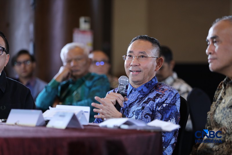 Mining Forum 2026 di Menara Bank Mega, Jakarta, Kamis (6/3/2026). (CNBC Indonesia/Tri Susilo)