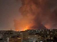 Boom! Detik-Detik Serangan Udara Israel hantam Bandara Teheran