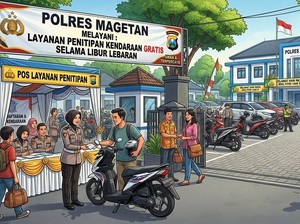 Polres Magetan Buka Penitipan Kendaraan Gratis untuk Pemudik
