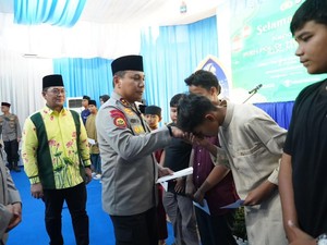 Kapolda Riau Safari Ramadan di Pelalawan: Pererat Silaturahmi dan Santuni Yatim