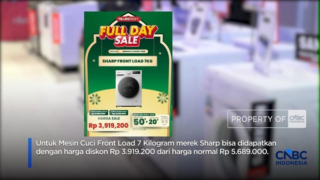 Video: Mesin Cuci Front Load Diskon Besar di Transmart