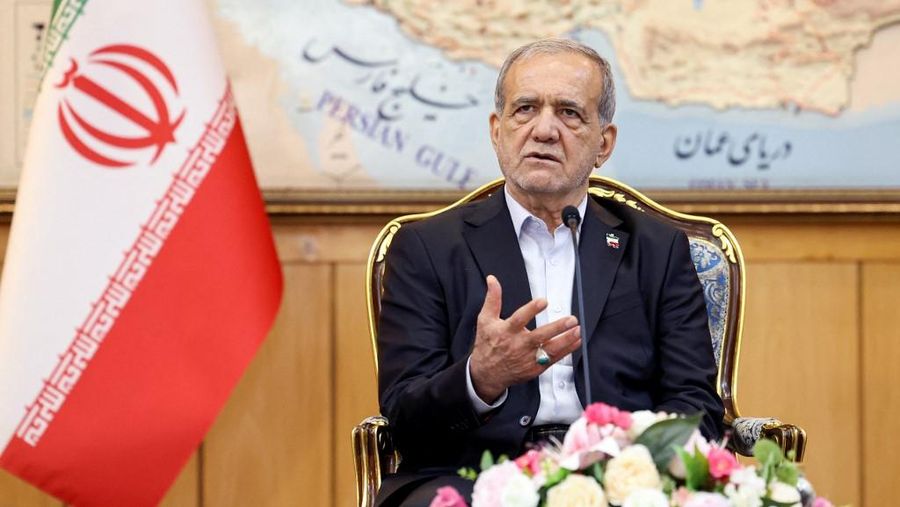 Presiden Iran, Masoud Pezeshkian. (Iranian Presidency / AFP)
