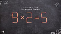 Tes Logika: Pindahkan Satu Batang Korek untuk Memperbaiki Hitungan Ini