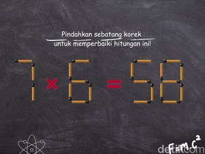 Pikiran Suntuk, Butuh Tantangan? Pindahkan 1 Batang Korek agar Hitungannya Benar