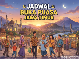 Jadwal Buka Puasa Jawa Timur Hari Ini 8 Maret 2026