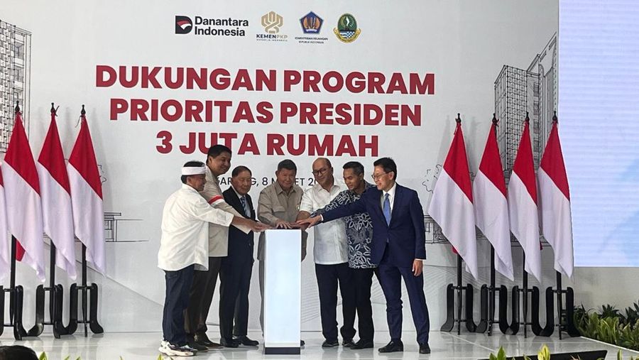 Kementerian Perumahan dan Kawasan Permukiman (PKP) dan Badan Pengelola Investasi Daya Anagata Nusantara (Danantara) menggandeng Lippo Grup dalam membangun hunian vertikal sebanyak 140 ribu unit. (CNBC Indonesia/Romys Binekasari)