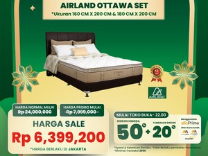 Transmart Full Day Sale! Beli Tempat Tidur Diskonnya Sebesar Ini