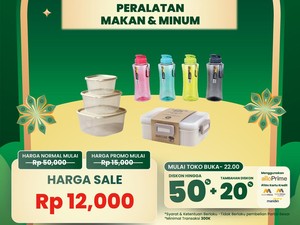 Beli Tumbler-Kotak Makan Jadi Semurah Ini di Transmart Full Day Sale