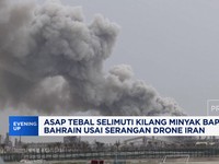 Asap Selimuti Kilang Minyak Bapco Bahrain Usai Serangan Drone Iran
