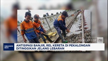 Video: Cegah Banjir, Rel Kereta Pekalongan Ditinggikan Jelang Lebaran