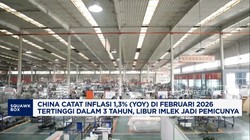 Video: Februari 2026, Inflasi China 1,3% (YoY) Tertinggi dalam 3 Tahun