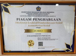 Kemensos Raih Penghargaan Pengelolaan Kekayaan Negara dari KPKNL Jakarta III