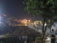 Penyebab Gunungan Sampah 50 M Bantar Gebang Longsor Lagi-4 Orang Tewas