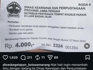 Viral Parkir Rp 4 Ribu di Perpustakaan Jateng, Disarpus: Sesuai Perda