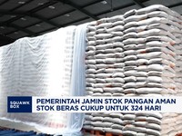 Video: Punya 27,9 Juta Ton, Pemerintah Jamin Stok Beras Cukup 324 Hari