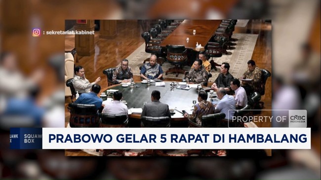 Video: Bahas Isu Penting, Prabowo Gelar 5 Rapat di Akhir Pekan