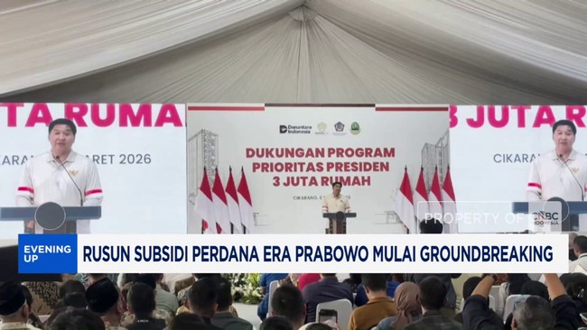 Video: Rusun Subsidi Perdana Era Prabowo Mulai Groundbreaking