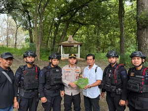 Mortir Temuan Warga Ponorogo Dimusnahkan Tim Gegana di Hutan Badegan