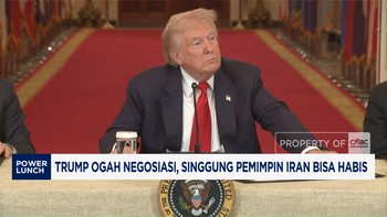 Video: Trump Ogah Negosiasi, Singgung Pemimpin Iran Bisa Habis