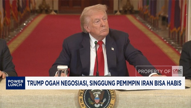 Video: Trump Ogah Negosiasi, Singgung Pemimpin Iran Bisa Habis