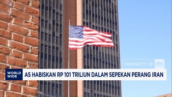 Video: AS Habiskan Rp101 Triliun dalam Sepekan Perang Lawan Iran