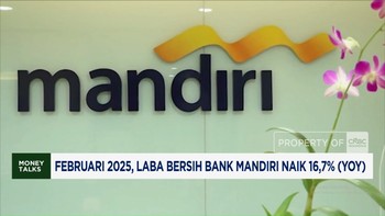 Video: Februari 2025, Laba Bersih Bank Mandiri Naik 16,7% (YoY)