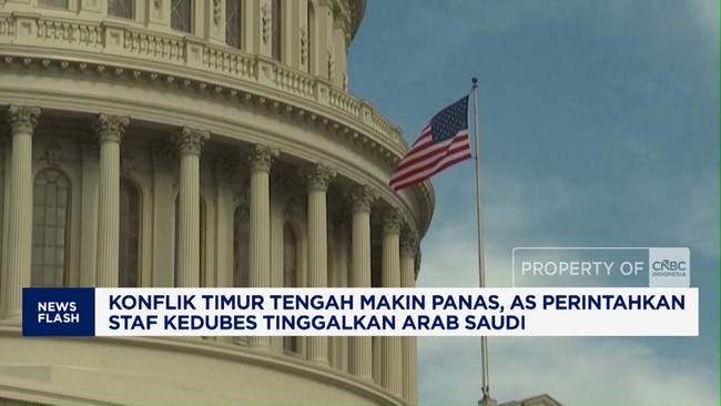 Video: Timur Tengah Makin Panas, Staf Kedubes AS Tinggalkan Arab Saudi