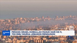 Video: Perang Masuk Hari ke-11, 700.000 Warga Lebanon Mengungsi
