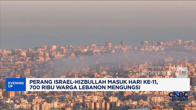 Video: Perang Masuk Hari ke-11, 700.000 Warga Lebanon Mengungsi