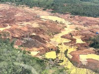Polda Lampung melalui Direktorat Reserse Kriminal Khusus (Ditreskrimsus) berhasil membongkar praktik Penambangan Emas Tanpa Izin (PETI) atau illegal mining yang beroperasi di wilayah Kabupaten Way Kanan, Lampung. (Dok. Polda Lampung)