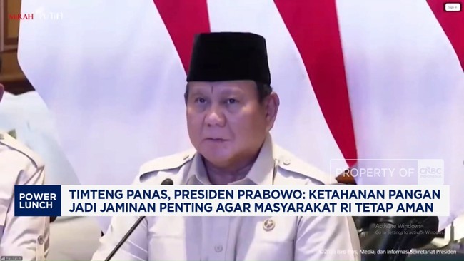 Video: Timur Tengah Panas, Prabowo Sebut Ketahanan Pangan Kian Penting