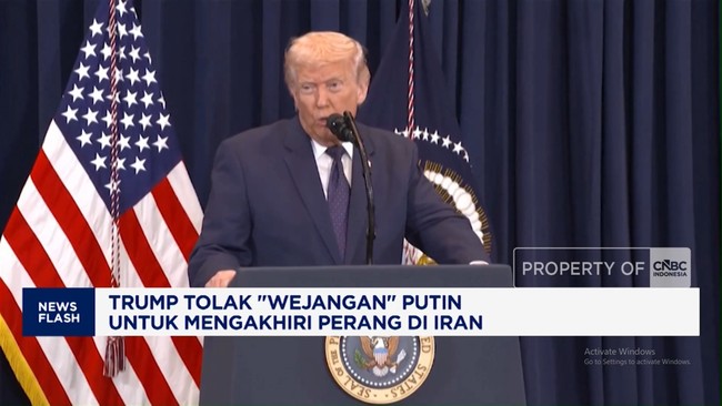 Video: Trump Tolak "Wejangan" Putin Untuk Mengakhiri Perang di Iran