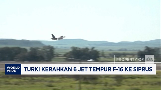 Video: Konflik AS-Iran, Turki Kerahkan 6 Jet Tempur F-16 ke Siprus