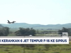Video: Konflik AS-Iran, Turki Kerahkan 6 Jet Tempur F-16 ke Siprus