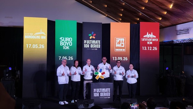 The Ultimate10K Series Powered by bank bjb: Menghubungkan Empat Kota