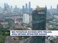 Video: BNI Tetapkan Dividen Rp 13 Triliun, Setara Rp 349 Per Saham