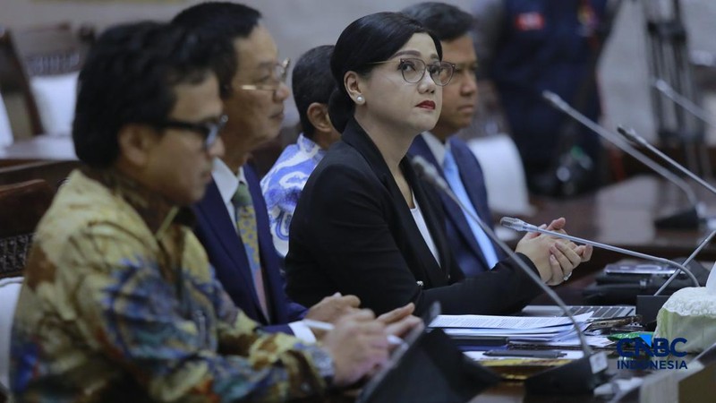 Komisi XI Dewan Perwakilan Rakyat (DPR) RI menyetujui lima nama untuk mengisi kekosongan pemimpin Otoritas Jasa Keuangan (OJK). Adapun posisi yang disetujui adalah Ketua, Wakil Ketua dan 3 Kepala Eksekutif OJK, Rabu (11/3/2026). (CNBC Indonesia/Muhammad Sabk)